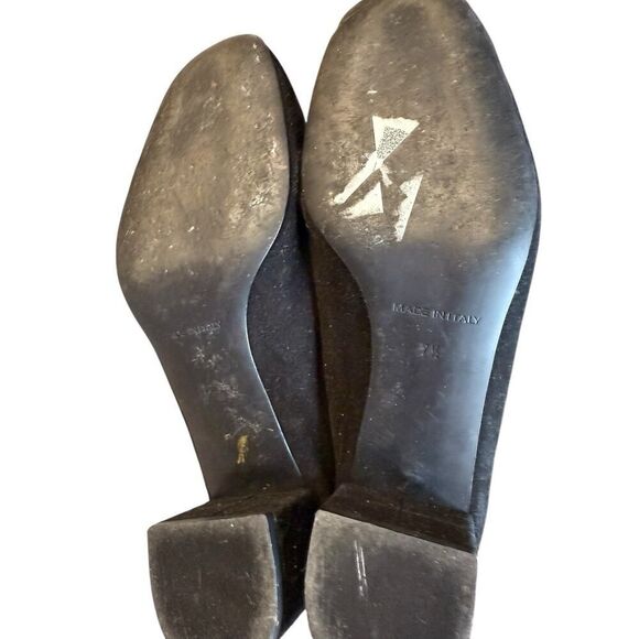 Everlane The Day Heel Mule Slip On Black Suede sz - Picture 9 of 10